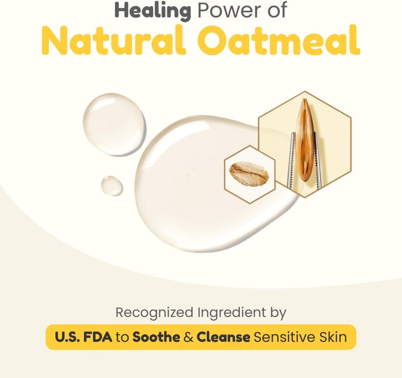 Mother Sparsh Simply Unscented Baby Wash with Natural Oatmeal - 400ml - Image 4