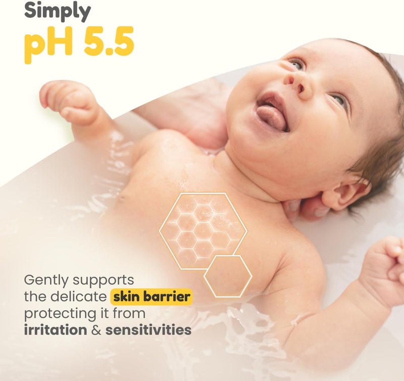 Mother Sparsh Simply Unscented Baby Wash with Natural Oatmeal - 400ml - Image 5