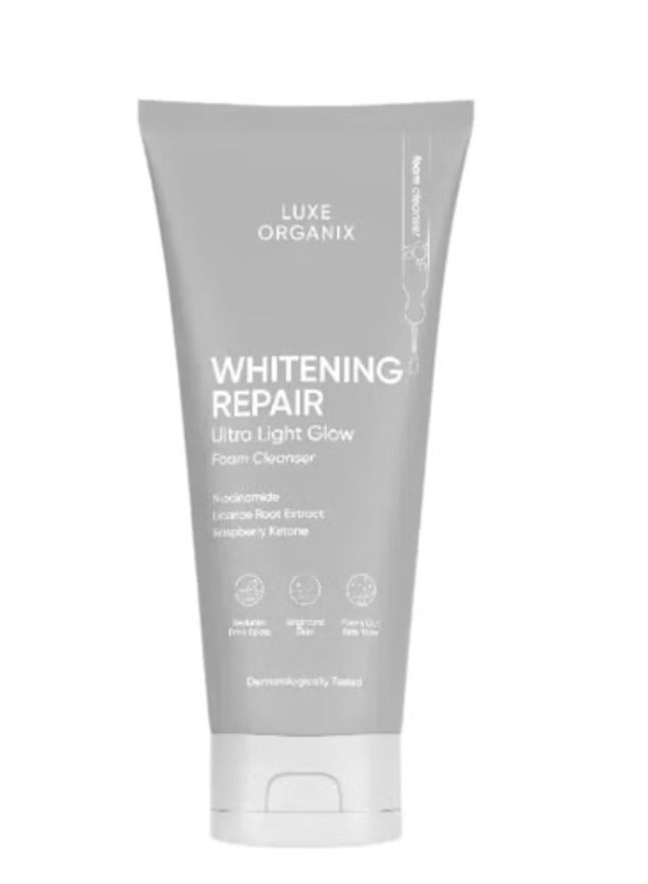 منظف رغوي فائق الإضاءة لتفتيح البشرة من لوكس أوريغنيكس 150 جرام