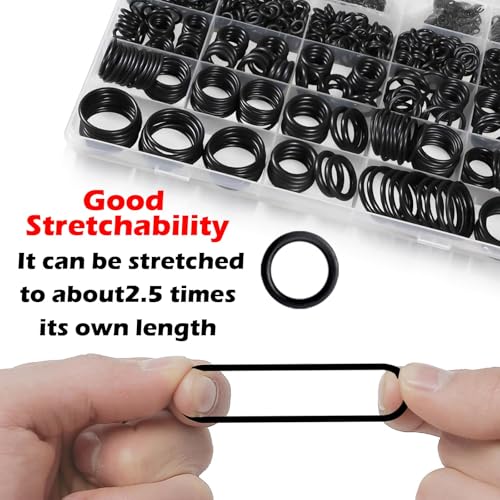 ZDBB 1010 Pcs Rubber O Rings Kit 22 Size Universal O-Ring Assortment Set for Automotive Faucet Pressure Washers Plumbing Sealing Repair,Air or Gas Connections,Resist Oil and Heat - Image 5