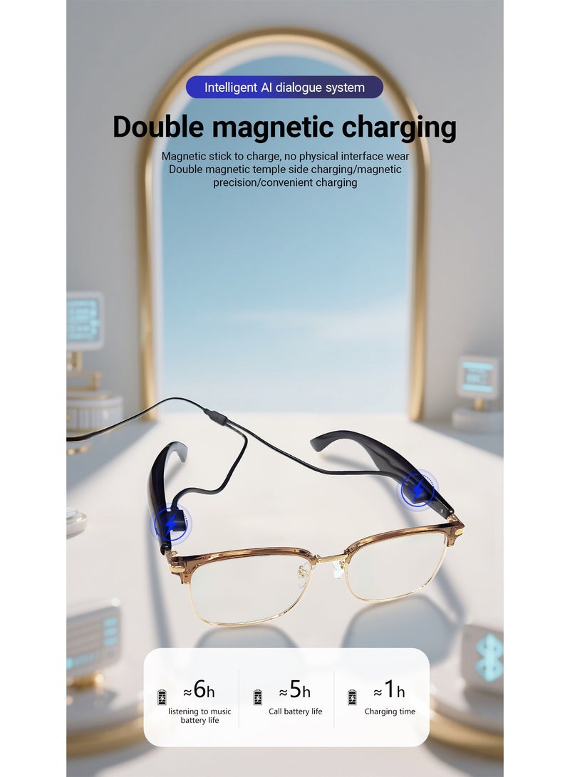 Multi-functional Music Play Phone Answering AI Simultaneous Translation Smart Wireless Bluetooth Glasses Anti-Blue Light Glasses