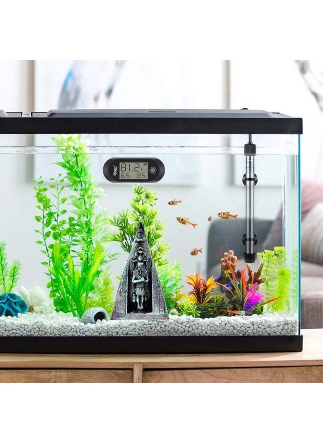 VAYINATO PetzLifeworld 6.5 Inch Ancient Egypt Pyramid for Aquarium and Home Decoration | 3D Structure | Hallow Fibre Material | Realistic Look  - Image 2