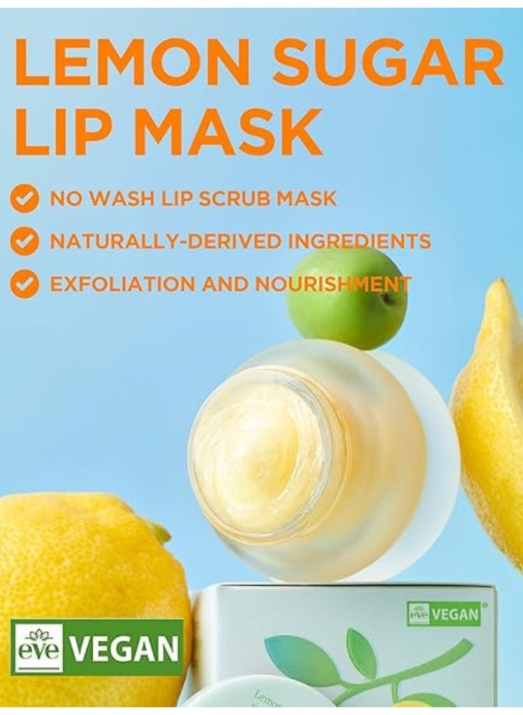 Tocobo Dry & Chapped Lips Repair Mask – TOCOBO Lemon Sugar Lip Mask for Deep Exfoliation, Intense Hydration & Overnight Lip Renewal - Image 2