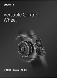 Zhiyun ZHIYUN Smooth 5 [Official] Gimbal Stabilizer for Smartphones iPhone 13 Pro Max 12 11, Android and iPhone Gimbal 3 Axis with Tripod  - Image 3