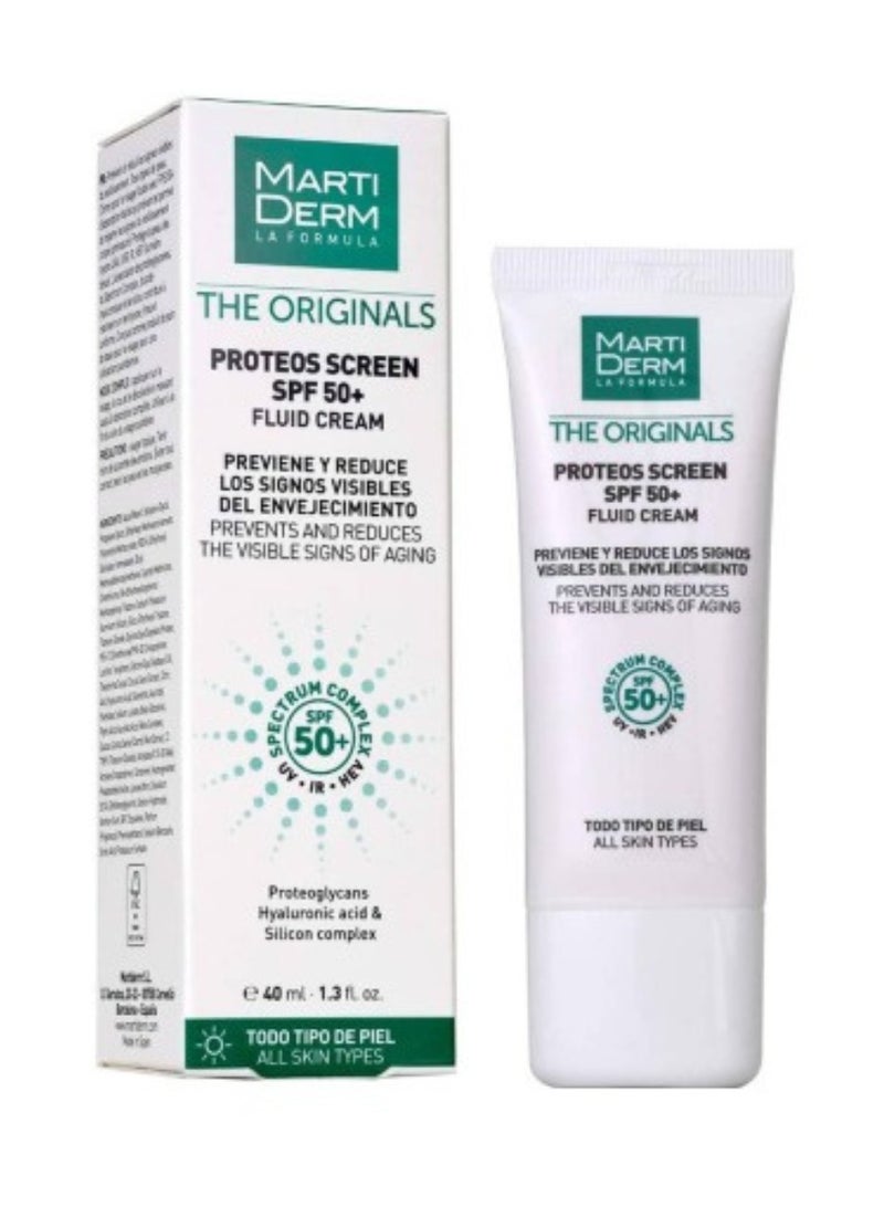Martiderm The Originals Proteos Screen SPF50+ Fluid Cream 40ml - Image 1