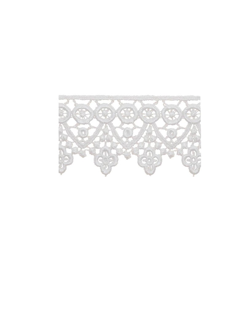 Crown Edge Venice Lace Trim 2in Oyster - Image 3