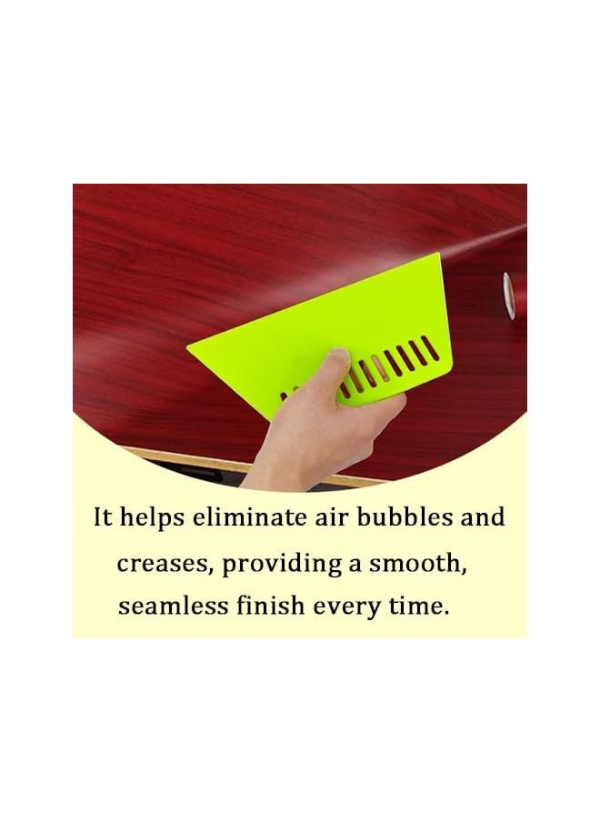 PROMASS Green Smoothing Tool Squeegee for Wallpaper, Vinyl Car Wraps & Window Tint Film - Durable, Streak-Free Application - Ideal for Professional or DIY Installations (1-Pack)  - Image 4