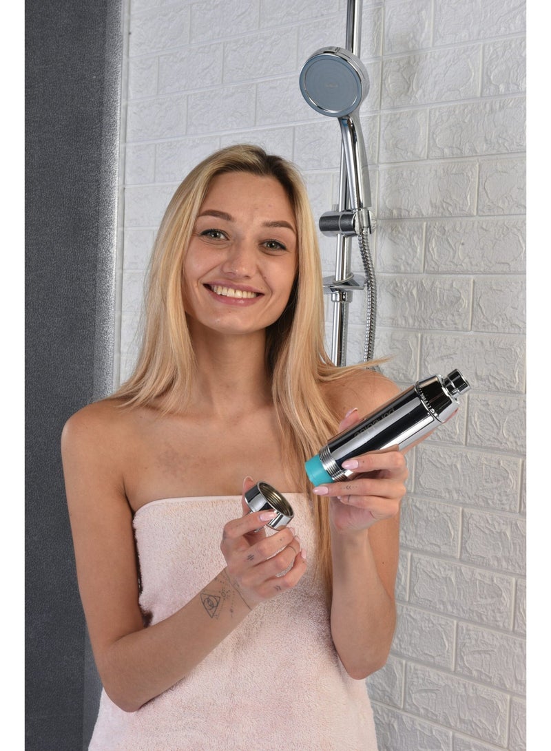 PURE BLUE Recharge Pack for Shower Filter (3 Recharge Cartridges) - Image 5