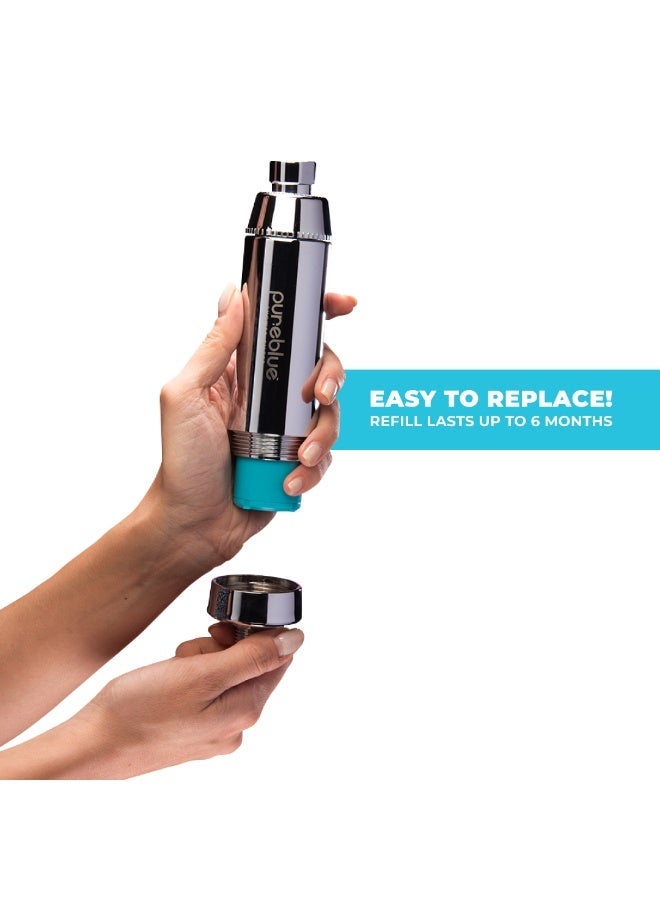 PURE BLUE Recharge Pack for Shower Filter (3 Recharge Cartridges) - Image 4