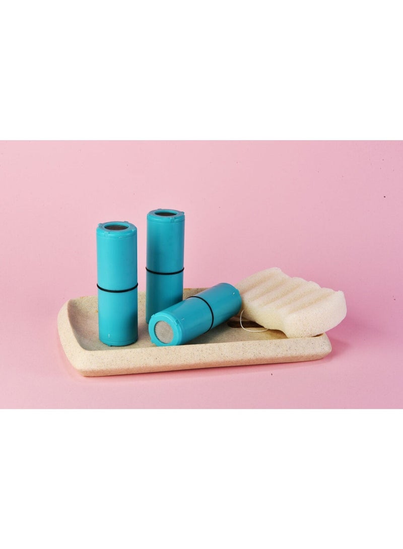 PURE BLUE Recharge Pack for Shower Filter (3 Recharge Cartridges) - Image 2
