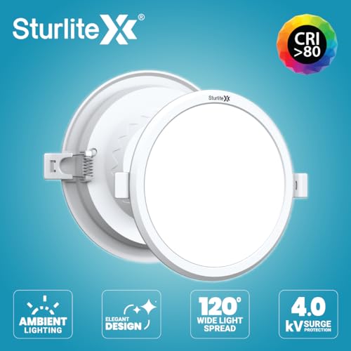 Sturlite Dex 15W (3 in1) Round LED Downlight|Warm, Neutral & Cool White Color Temperature|1500 Lumens with CRI Tech for Various Ceiling Types and Rooms - (Pack of 6) - Image 4