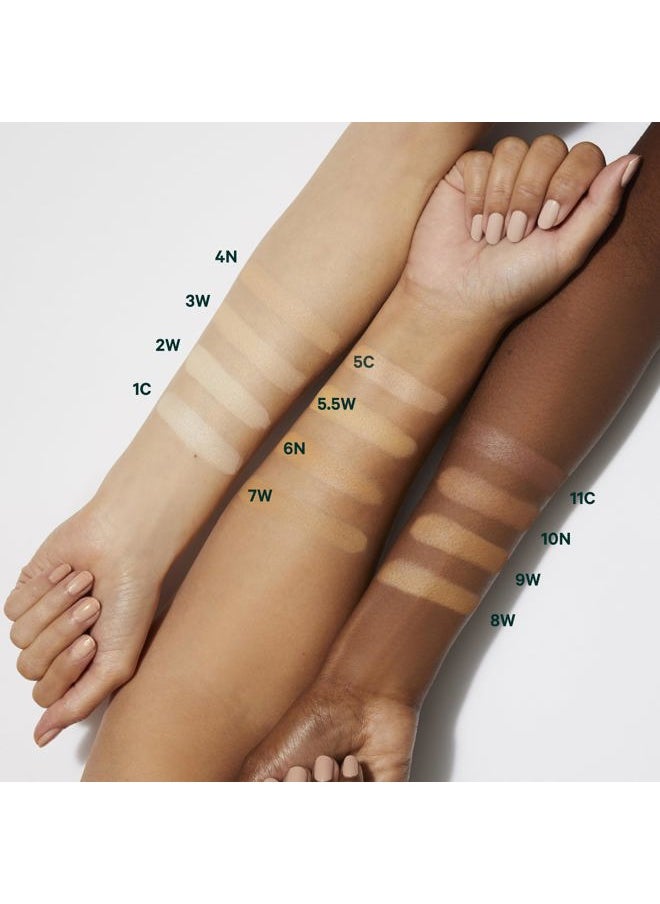 W3LL PEOPLE Bio Powder Foundation, Lightweight & Hydrating Foundation For Perfecting & Smoothing Skin, Semi-Matte Finish, Vegan & Cruelty-free, 5C  - Image 3