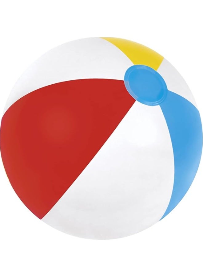 20 Inch Inflatable Beach Ball, Multi-Color - Image 1