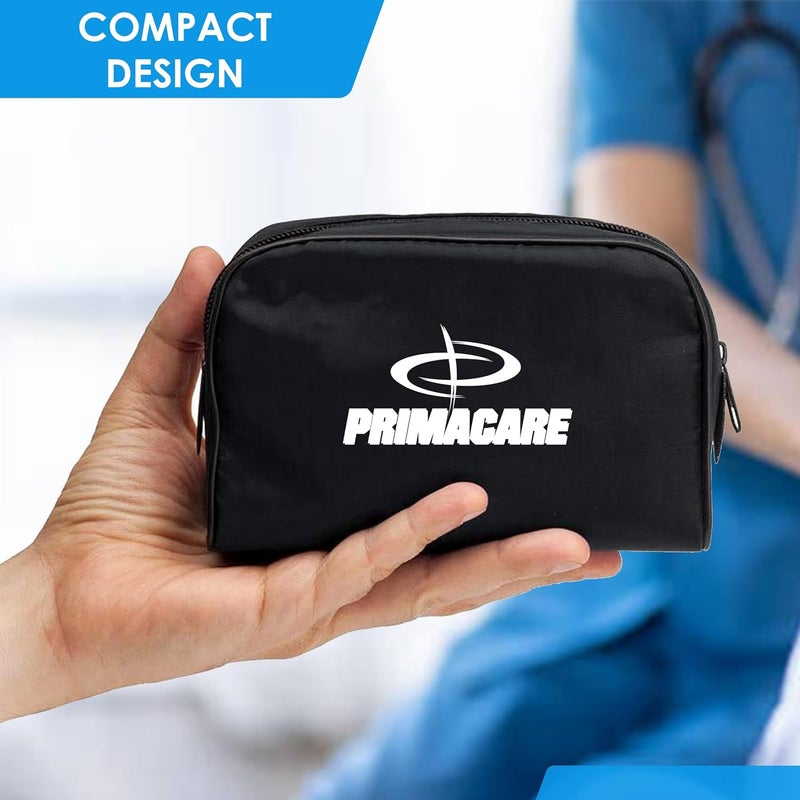 PRIMACARE طقم قياس ضغط الدم الاحترافي من بريماكير DS9192 سلسلة كلاسيكية بحجم الكبار مع جهاز قياس ضغط الدم الزئبقي ونظام تضخيم خالي من اللاتكس طقم ضغط الدم مع كفة نايلون وسمّاعة طبية سوداء - Image 5