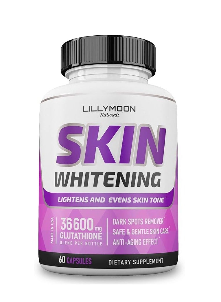 lilymoon glutathione whitening pills Lilly LILYMOON Glutathione Skin Whitening 36600mg 60 CAPS | Best Price UAE
