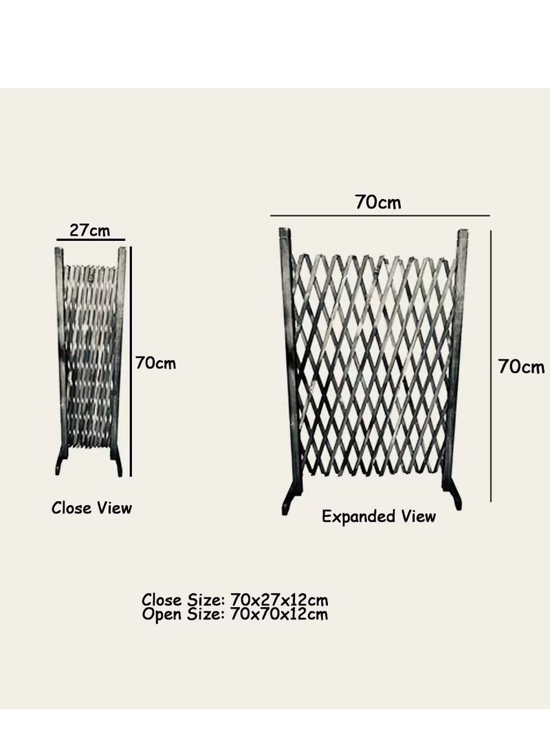 Generic FFD Wooden Expandable Garden Fence Portable Wood Wicker Fence Privacy Screen Freestanding Fence Dog Pet Gate  - Image 2
