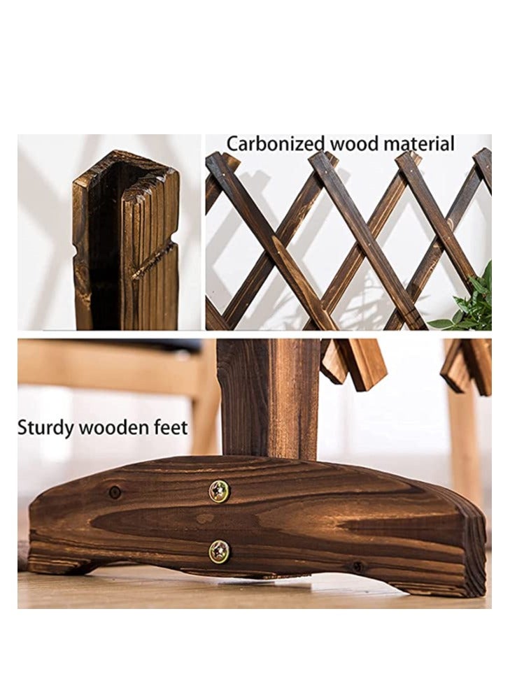 Generic FFD Wooden Expandable Garden Fence Portable Wood Wicker Fence Privacy Screen Freestanding Fence Dog Pet Gate  - Image 5