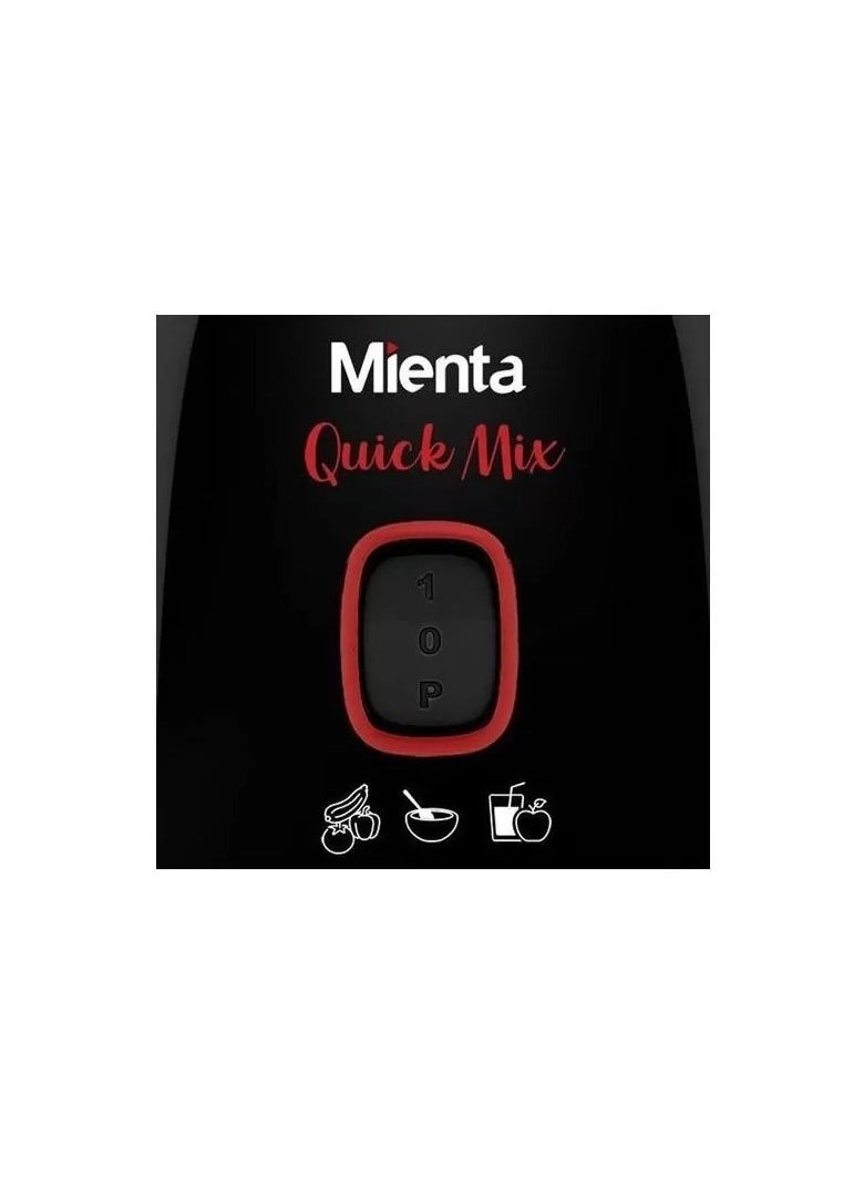Mienta Mienta 400W Blender with Grinder and Grater, Black BL 1361 B  - Image 2