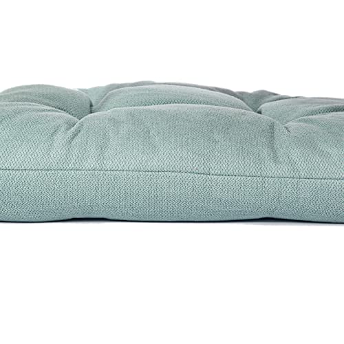 JAMPAYANG Chair Cushion, 4 Pack Chair Cushions for Dining Chairs, Chair Pads and Mat with Ties for Indoor Kitchen Seat and Desk (4 Count - 17 x 16 in, Aqua Blue) - Image 5