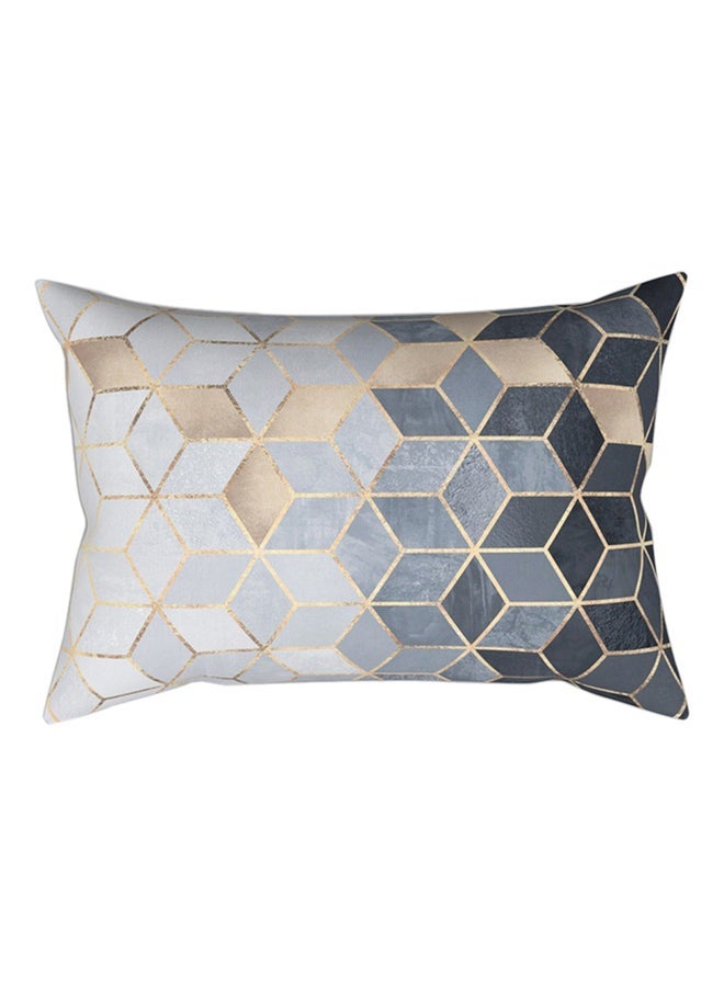 Modern Geometric Pillow Cover Polyester Multicolour 30x50centimeter