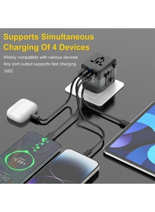 أسبور شاحن السفر العالمي ASPOR A893 بقدرة 35 واط بتقنية GaN - Image 2