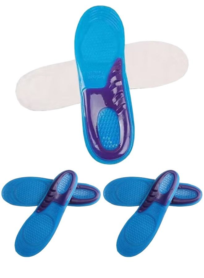 ZCM-HAPPY 3 Pairs Orthopedic Arch Support Insole, Multi-Functional Shock Absorption, Breathable, Suitable for Leisure Sports - Image 1