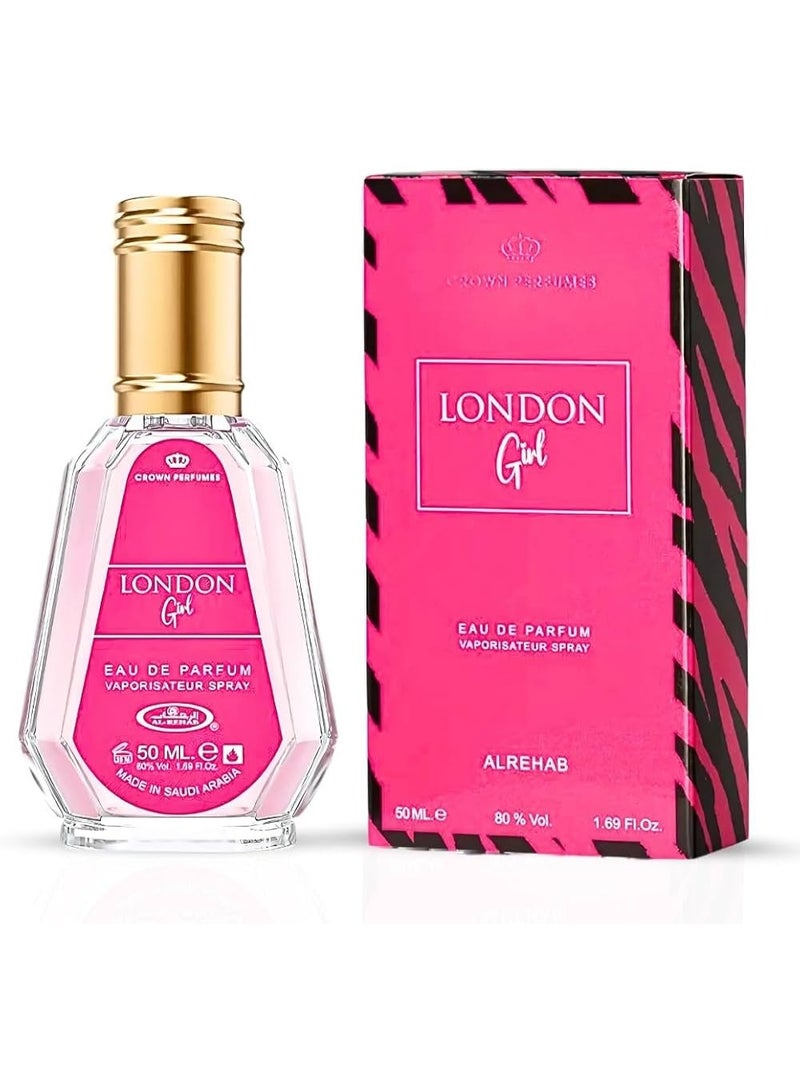 الرحاب عطر لندن جيرل او دي بارفان من الرحاب 50 مل - Image 1