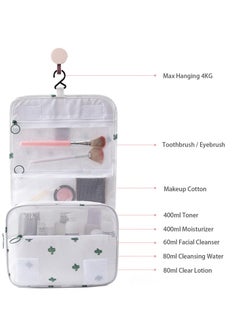 Daytoyz Hanging Travel Toiletry Bag for Women, Water-resistant Makeup Bag Cosmetic Organizer for Traveling Accessories Toiletries  - Image 5