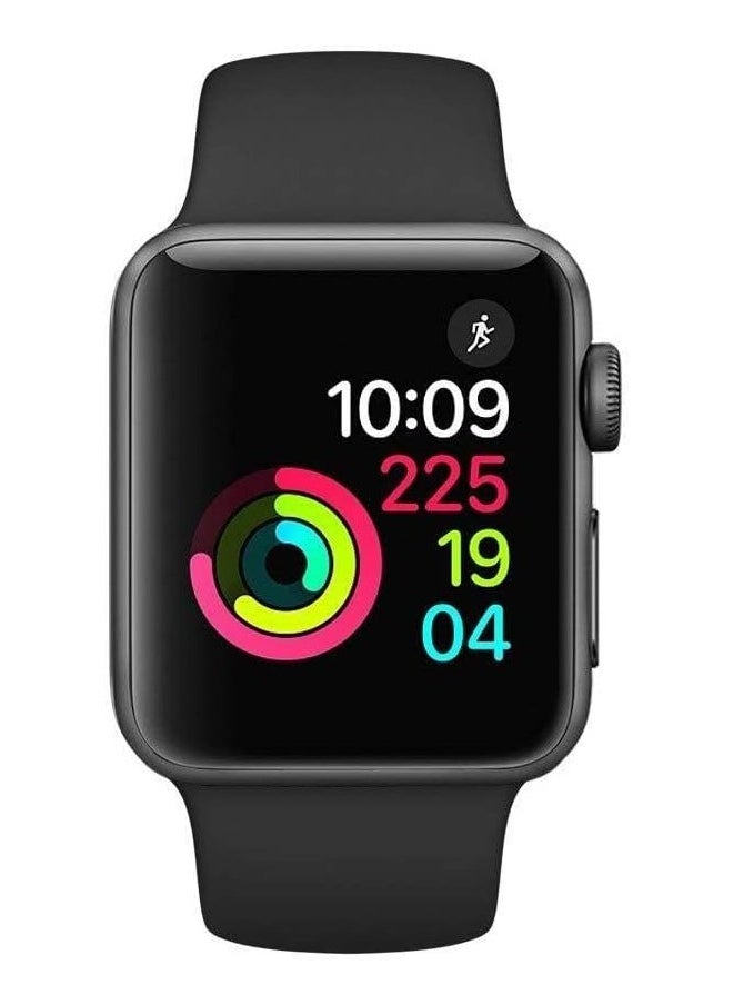 FITIT FITIT Bands for Apple Watch Band match with any Apple Watch Series 3 and Above (41mm 45mm and 49mm cases), Soft Silicone Sport Replacement Strap, Black  - Image 2