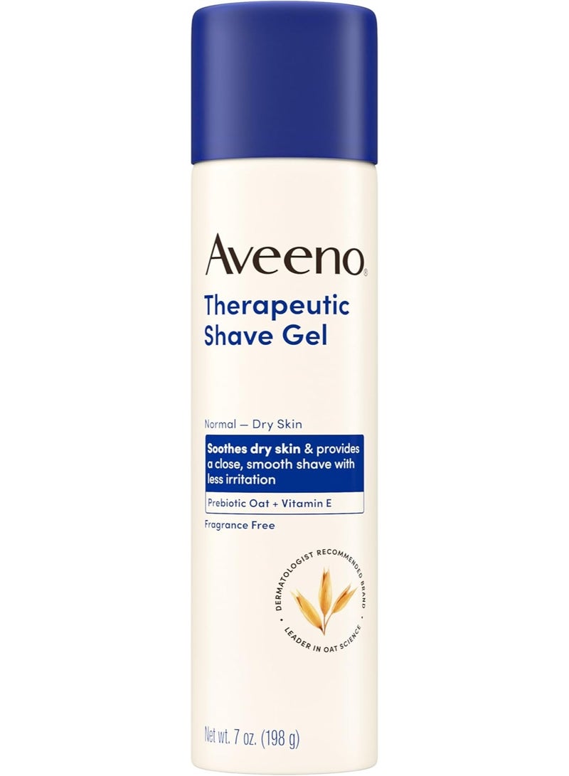 جل حلاقة علاجي مع الشوفان وفيتامين هـ للمساعدة في منع ظهور الحبوب بعد الحلاقة، خالٍ من العطور، 198 غرام - Image 1