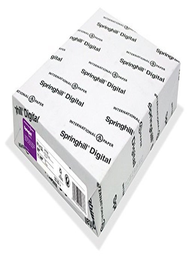 Springhill White 8.5” x 14” Cardstock Paper, 67lb Vellum Bristol, 147gsm, 250 Sheets (1 Ream) – Premium Lightweight Cardstock, Vellum Printer Paper with Textured Finish – 016002R
