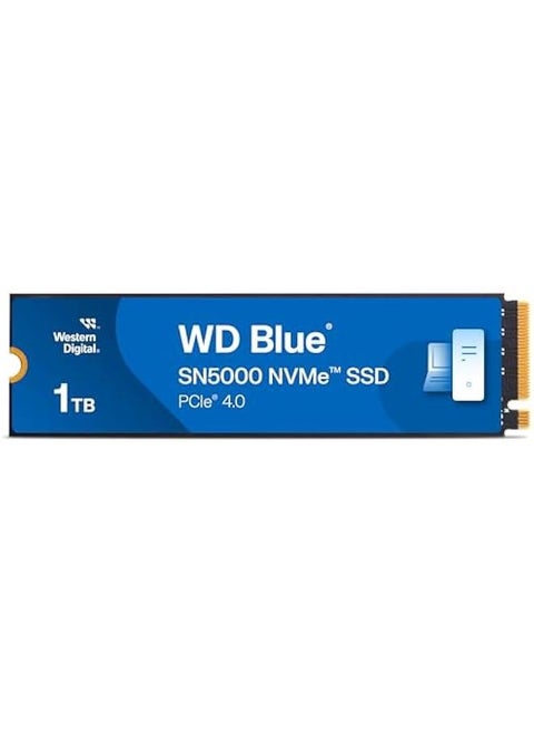 1TB Western Digital Blue SN5000 NVMe Internal Solid State Drive SSD - PCIe Generation 4.0, M.2 2280, Speeds up to 5,150 Megabytes per second - WDS100T4B0E