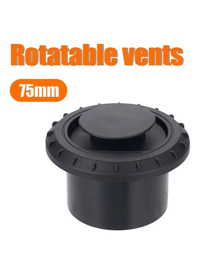 1pc 75mm Rotatable Hot Air Outlet Diesel Heater Vent For Automobile Truck Van RV Pipeline Connector - Image 3