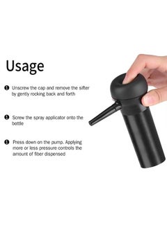 Rotekt Hair Building Fibers Spray Pump Applicatorprofessional Refill Spray Application Atomizador Spray Botle For Hair Building Fibers Nozzle Hair Thickening Tools Instantly Thicken Thinning Or Balding Hair  - Image 5