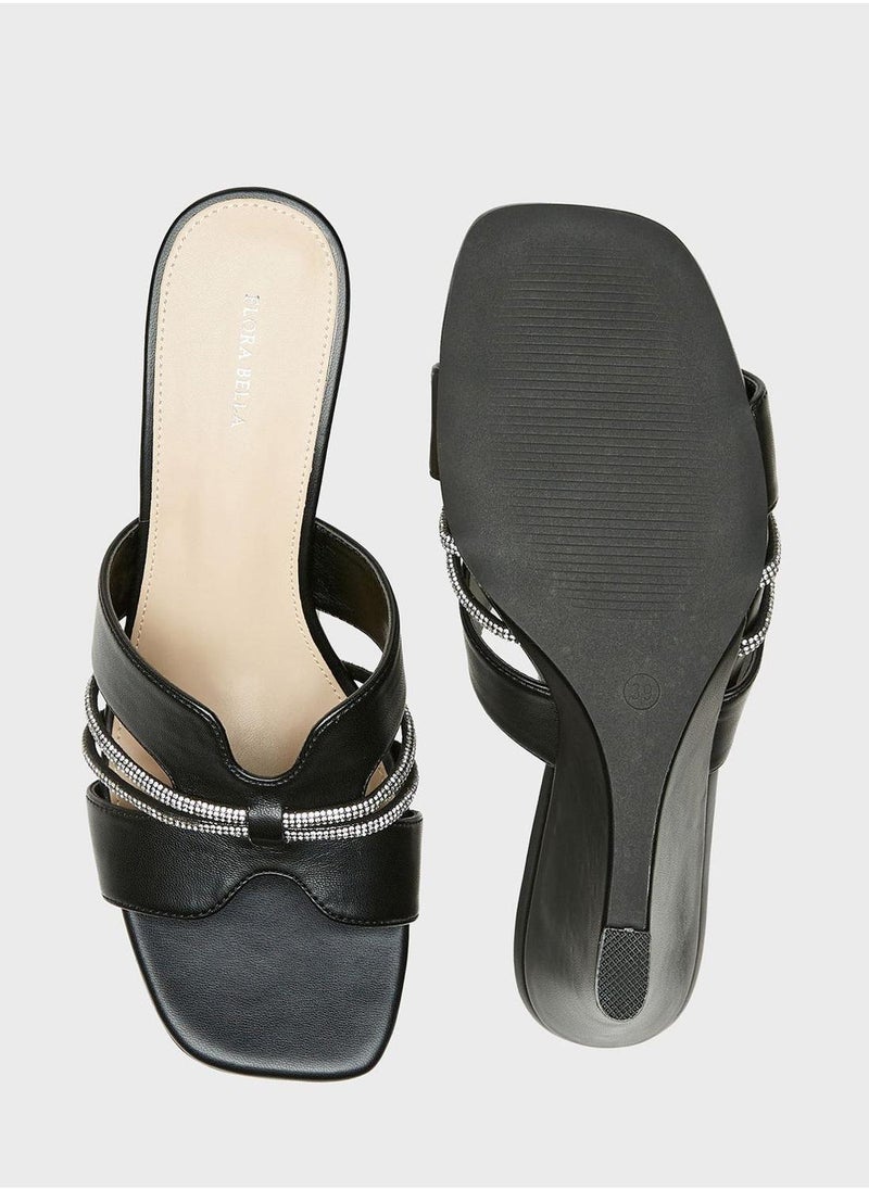 shoexpress Multi Strap Wedge Sandals - Image 4