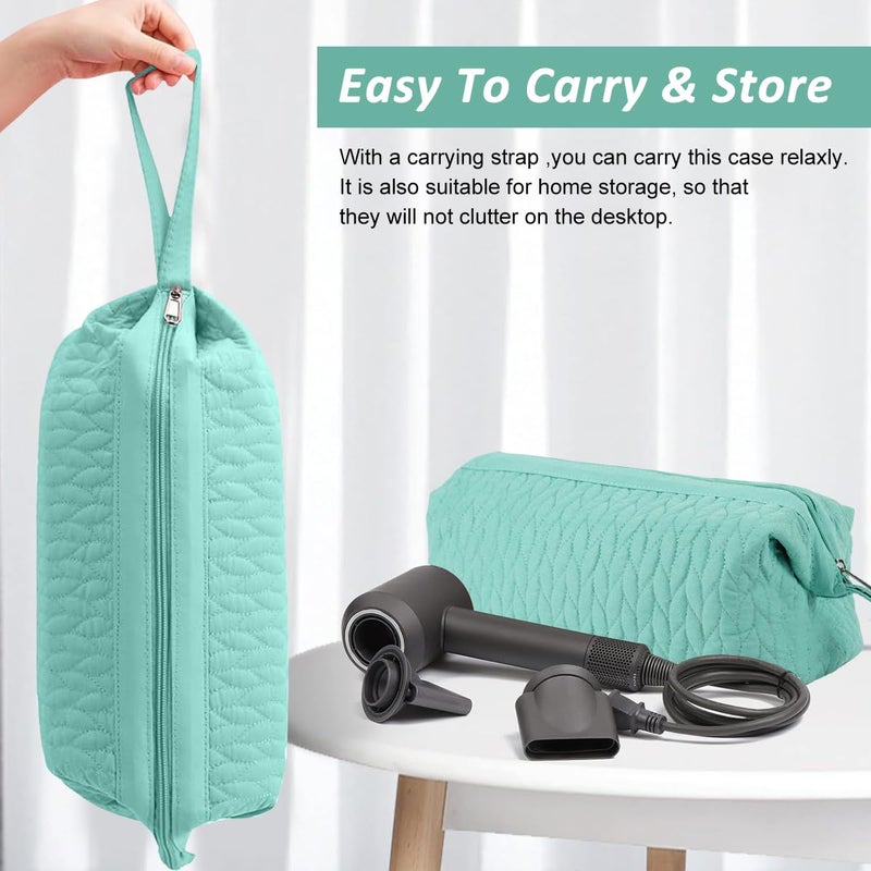 May Create ® Airwrap Travel Case for Dyson/Shark Flexstyle, Travel Pouch Compatible with Dyson Airwrap/Shark Flexstyle for Shark Hair Dryer Curling Iron, Green - Image 5
