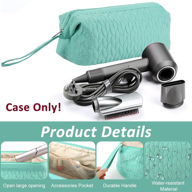 May Create ® Airwrap Travel Case for Dyson/Shark Flexstyle, Travel Pouch Compatible with Dyson Airwrap/Shark Flexstyle for Shark Hair Dryer Curling Iron, Green - Image 4