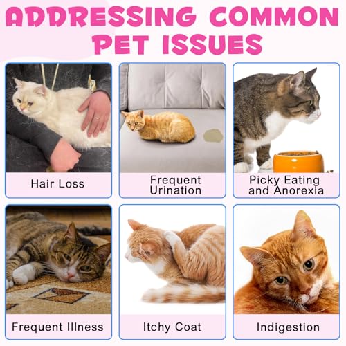 VOSIFSDIY Collagen for Cats, Cat Collagen Liquid Drops for Cats with Biotin, MSM & Ginger Digestive & Immunity Support, Itch Relief, Skin & Coat and Joint Health, Cat Supplement 60ml ﻿ - Image 4