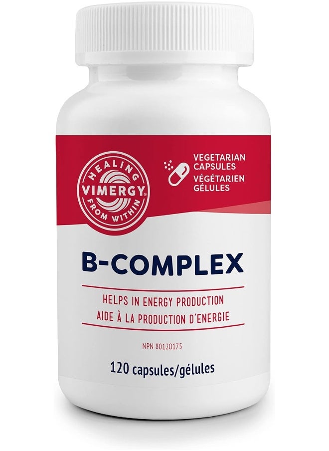 Vimergy - Vimergy Adapto B Complex, 120 Servings - High Potency with 8 B Vitamins, Rhodiola & Hawthorn Berry - Supports Mental Energy, Cognition, Mood - Non-GMO, Kosher, Vegan, Paleo, No Gluten, No Soy - Image 1