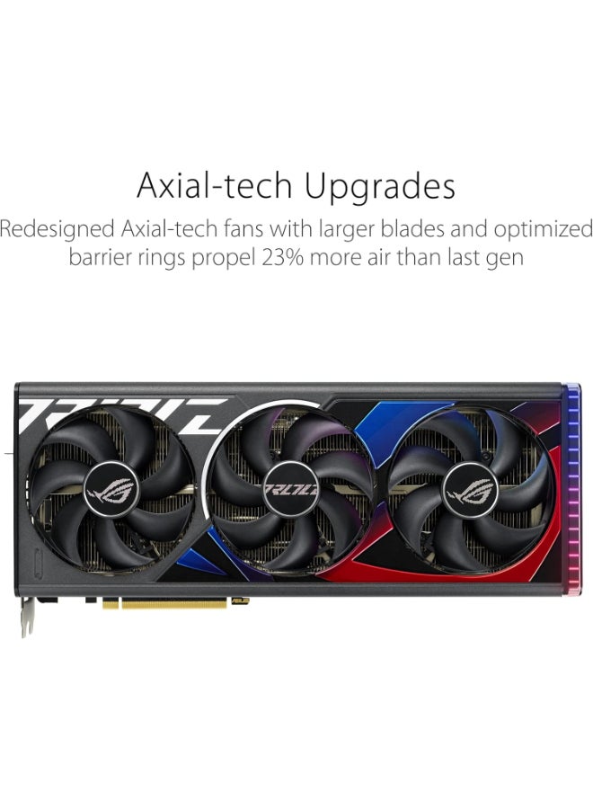 ASUS ROG Strix GeForce RTX® 4080 OC Edition Gaming Graphics Card (PCIe 4.0, 16GB GDDR6X, HDMI 2.1a, DisplayPort 1.4a) - Image 2