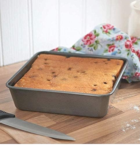 black sparrow NonStick Cake Mould I Teflon Coated Heart Square Round Shapes with Loose Base I Springform Removable Baking Pan I Cake Baking tins I Can be Used Microwave Oven I Black Set of 3 Pcs - Image 2