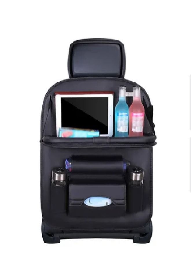 لوح تنظيم قابل للطي يُعلق في كرسي السيارة - Image 3