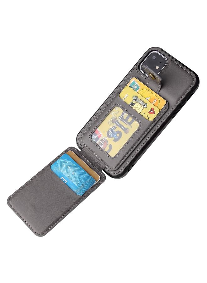 S-TOP Case For iPhone 11 Soft Skin Leather Wallet Bag Phone Case - Image 5