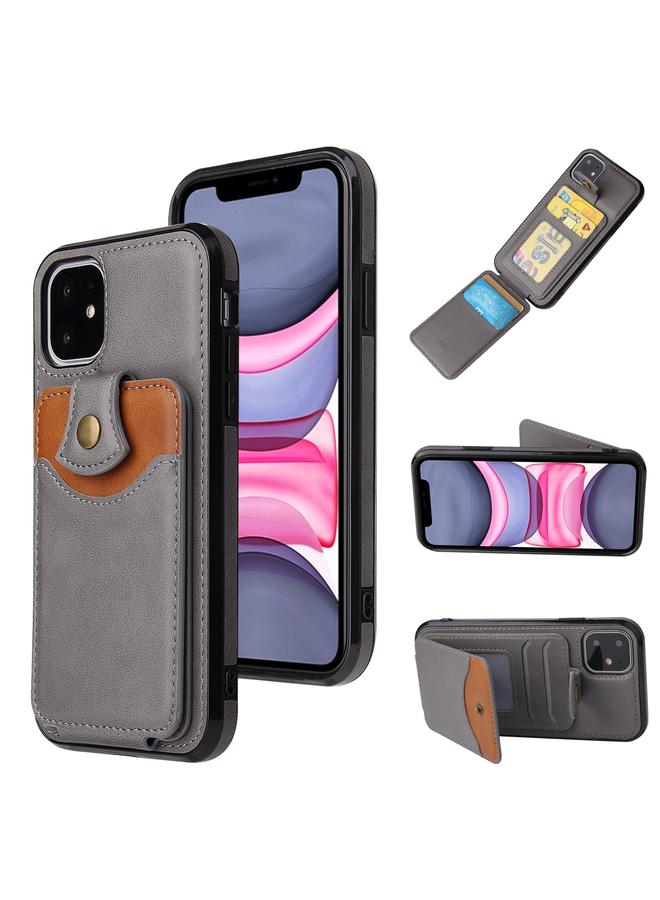 S-TOP Case For iPhone 11 Soft Skin Leather Wallet Bag Phone Case - Image 1