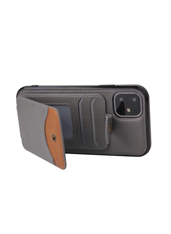 S-TOP Case For iPhone 11 Soft Skin Leather Wallet Bag Phone Case - Image 4
