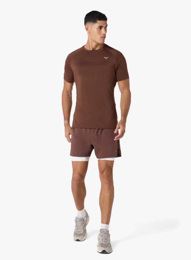 Squatwolf CHESTNUT Ultralight Gym T-Shirt for Men | Best Price UAE