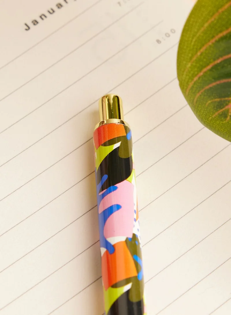 Typo Colorful Patterned Pen Smooth Writing