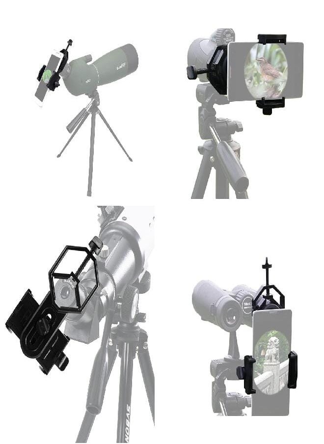SVBONY Universal Cell Phone Adapter Mount Telescope Phone Mount for Binocular Monocular Spotting Scope Telescope Support Eyepiece Diameter 25 to 48mm  - Image 4