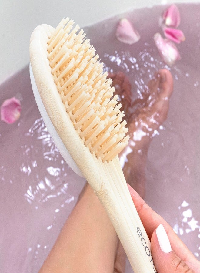 EcoTools Foot Brush + Pumice, Foot Scrubber Brush for Cleansing & Dead Skin Removal, Reveal Smooth, Soft Feet, Foot Brush for Shower & Bath, Eco-Friendly, Cruelty-Free Bristles, 4 Count - Image 4