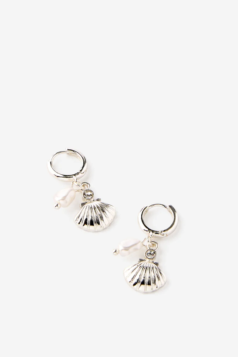 روبي Huggie Hoop Earring